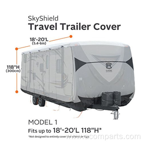 Large Trailer Umbrella Outdoor Waterproof Car Set Cover